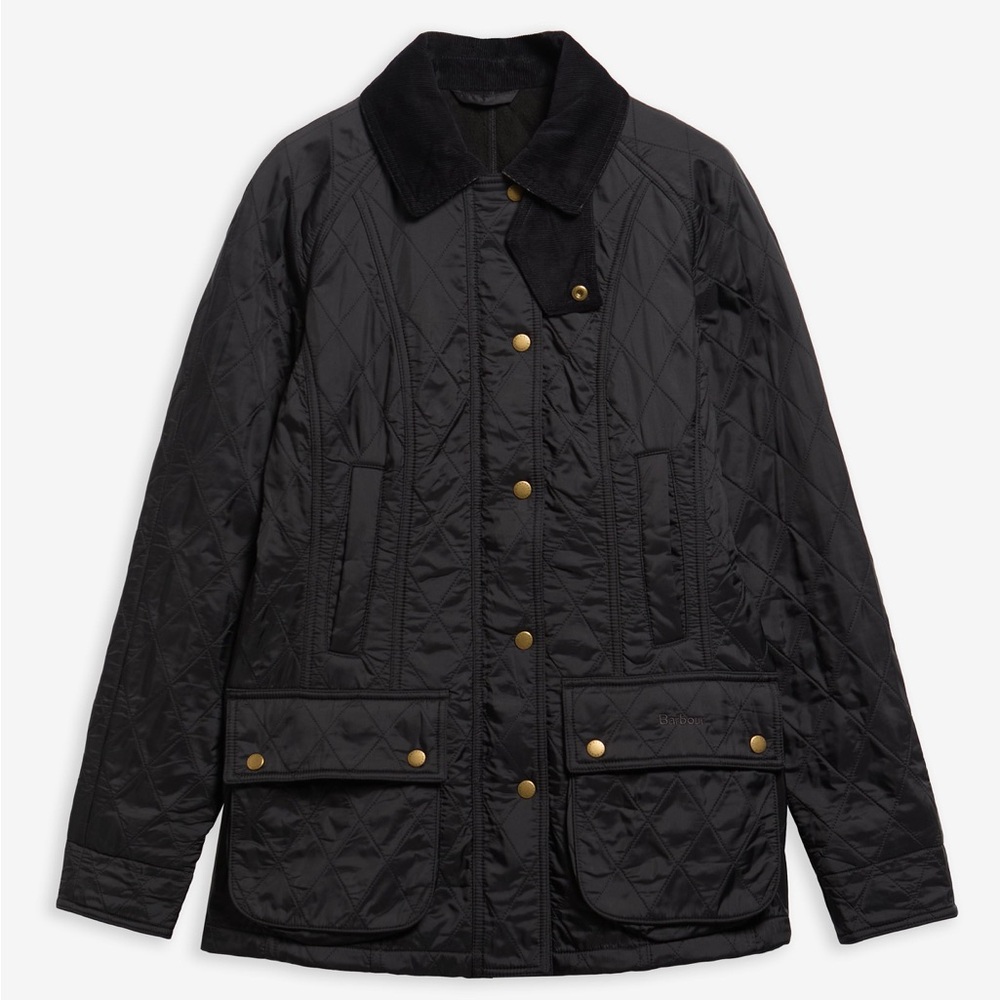 Barbour Beadnell Polar Quilt Jacket Black
